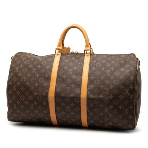 Louis Vuitton Coated Canvas Monogram Keepall 55 2