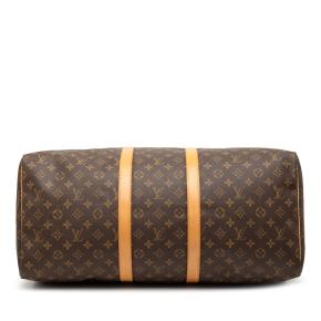 Louis Vuitton Coated Canvas Monogram Keepall 55 3