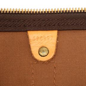 Louis Vuitton Coated Canvas Monogram Keepall 55 6