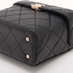 Chanel Black Small CC Quilted Lambskin Secret Box Bag 9