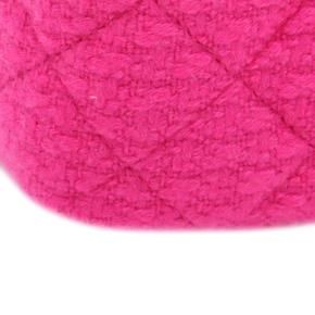 Chanel Pink Mini Rectangular Classic Tweed Single Flap 11