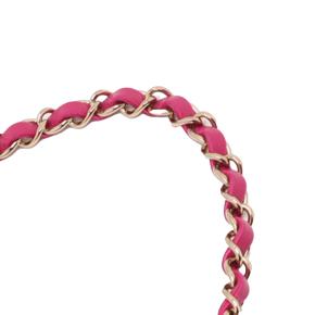 Chanel Pink Mini Rectangular Classic Tweed Single Flap 13