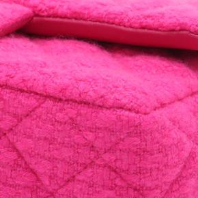 Chanel Pink Mini Rectangular Classic Tweed Single Flap 8