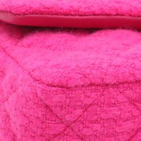 Chanel Pink Mini Rectangular Classic Tweed Single Flap 9