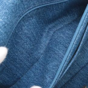 Chanel Blue Medium Shearling Denim Egypt Hieroglyph Single Flap 4