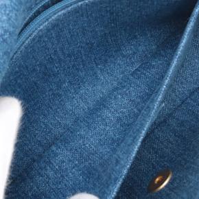 Chanel Blue Medium Shearling Denim Egypt Hieroglyph Single Flap 5