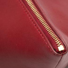 Celine Red Lambskin Berlingot Clutch 10