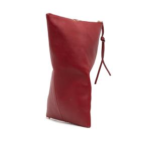 Celine Red Lambskin Berlingot Clutch 2