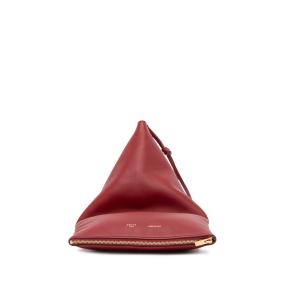 Celine Red Lambskin Berlingot Clutch 3