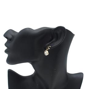 Chanel  Crystal Drop Push Back Earrings 8