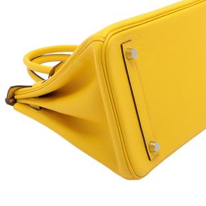 Hermes Jaune De Naples Clemence Birkin Retourne 30 8