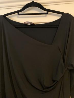 MaxMara Black Crepe Midi Dress 7