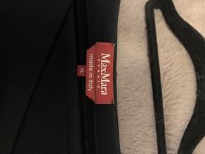 MaxMara Black Crepe Midi Dress 6