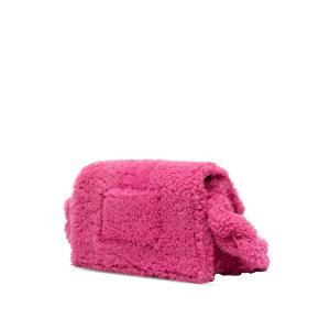 Jacquemus Pink Shearling Le Bambidou Shoulder Bag 2