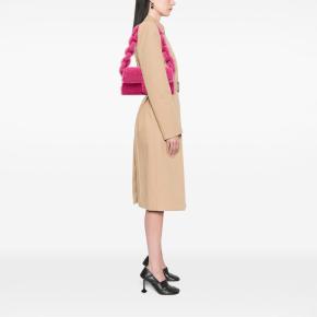 Jacquemus Pink Shearling Le Bambidou Shoulder Bag 9