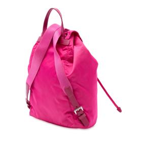 Prada Pink Tessuto Drawstring Backpack 2