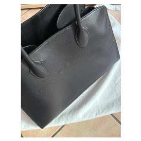 The Row Black Leather Margaux 15 12