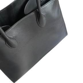 The Row Black Leather Margaux 15 10