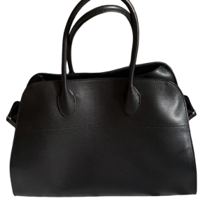 The Row Black Leather Margaux 15 9