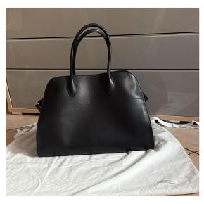 The Row Black Leather Margaux 15 2