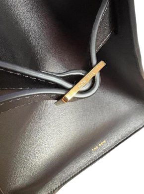 The Row Black Leather Margaux 15 8