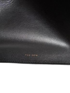The Row Black Leather Margaux 15 7