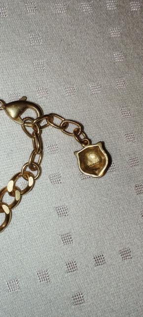 Gucci Gold Plated/Crystal Bracelet 7