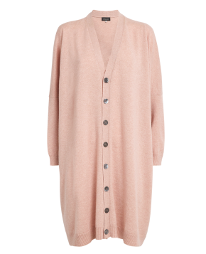 Eskandar Cashmere Wide Longline Cardigan 2