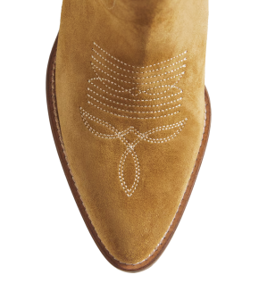 Polo Ralph Lauren Suede Western Ankle Boots 55 4