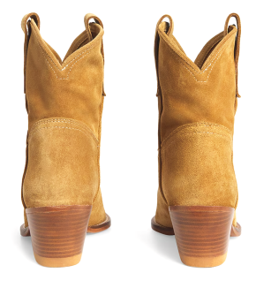 Polo Ralph Lauren Suede Western Ankle Boots 55 3