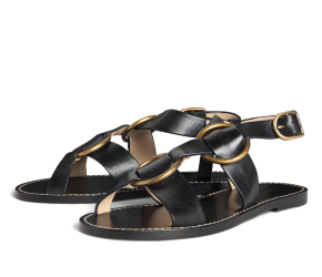 Polo Ralph Lauren Leather Double O-Ring Sandals 2