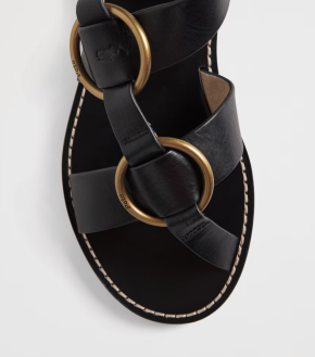 Polo Ralph Lauren Leather Double O-Ring Sandals 3