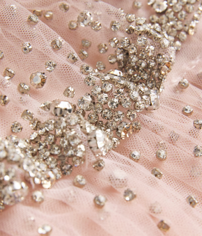 Costarellos Crystal Tiered Jesenia Gown 5