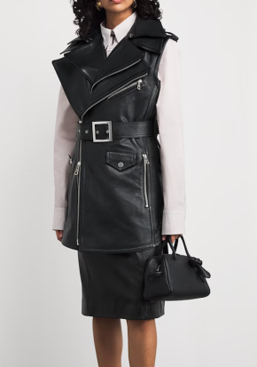 Jean Paul Gaultier Belted Leather Vest 2
