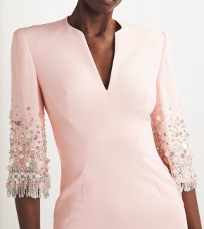 Jenny Packham Crepe Embellished Ruth Gown 5