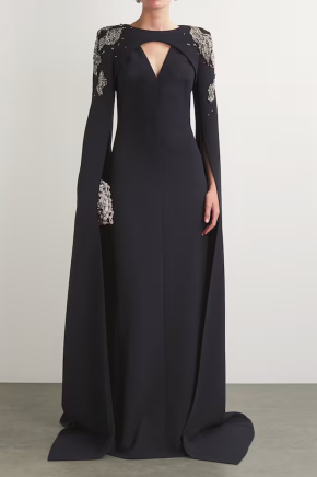 Safiyaa Cape-Detail Sarita Gown 5