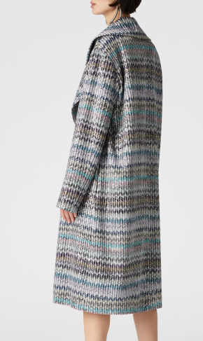 Missoni Long Coat With Sequin Appliqué 2