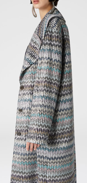 Missoni Long Coat With Sequin Appliqué 3
