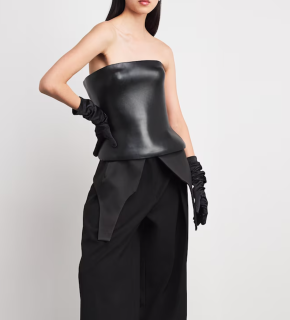 Jean Paul Gaultier Leather Moulded Corset 5