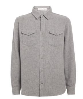 God's True Cashmere Cashmere Press-Stud Overshirt 3
