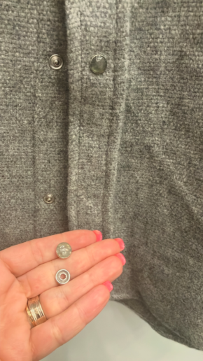 God's True Cashmere Cashmere Press-Stud Overshirt 6
