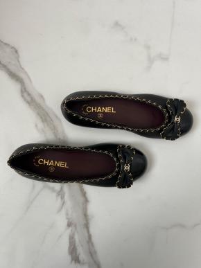 Chanel Chain Detail Ballet Flats 6