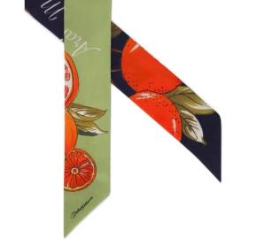 Dolce & Gabbana Floral Sicily Orange Maiolica Mini Scarf 2