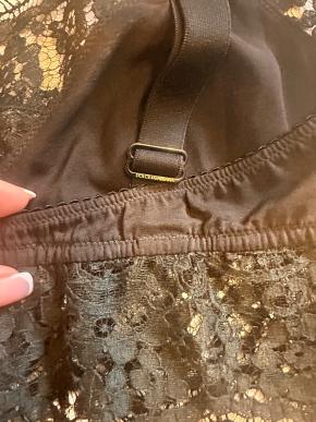Dolce & Gabbana Sicily Black LACE Satin Top 4