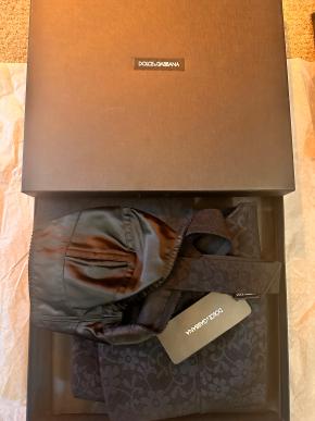 Dolce & Gabbana Black Corset Top And Hot pants Set 5