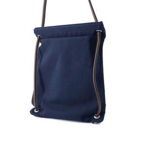 Hermes Navy Toile Aline Grooming Bag 2