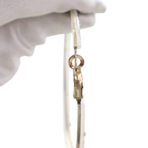 Chanel Acrylic Crystal Hoop Earrings 7