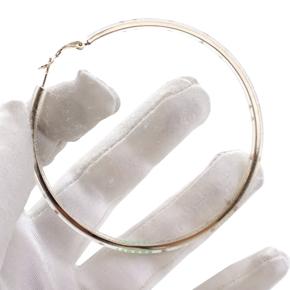 Chanel Acrylic Crystal Hoop Earrings 8