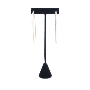 Chanel Acrylic Crystal Hoop Earrings 9