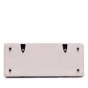 Goyard Coated Canvas White Goyardine Saigon Structured PM 3